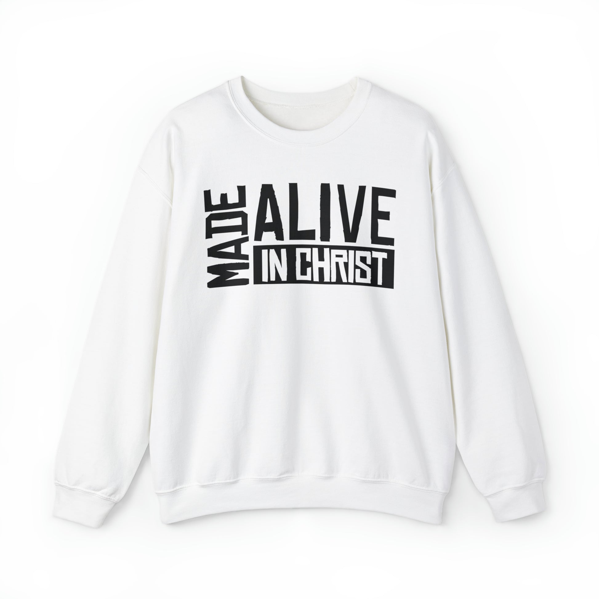 Made Alive in Christ Christian Sweatshirt - Joe Camilo Designs