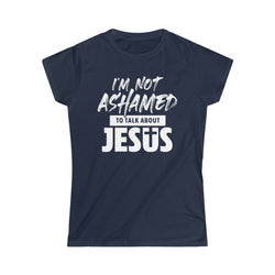 Image of I am Not Ashamed Women Christian T-Shirt - Joe Camilo Designs