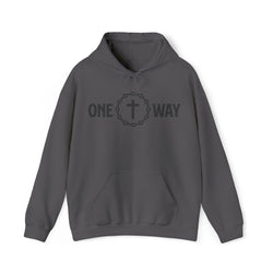 Image of One Way Christian Hoodie with Crown and Cross - Joe Camilo Designs