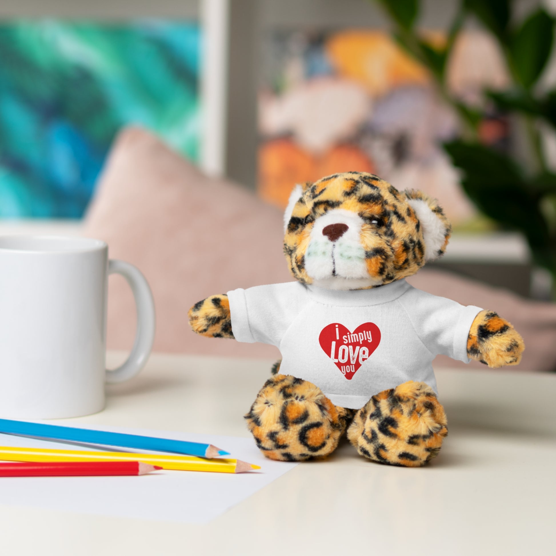 "I Simply Love You" Stuffed Animals with Tee