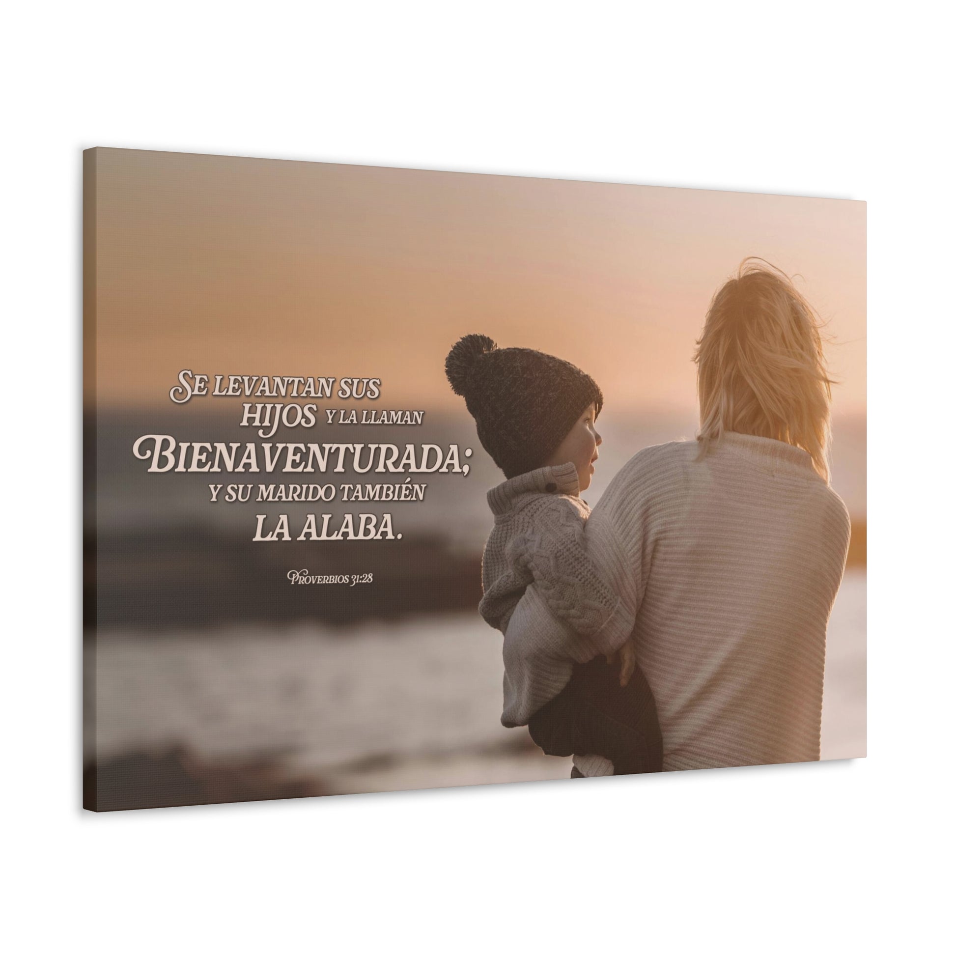 Bienaventurada - Prov. 31:28 Canvas