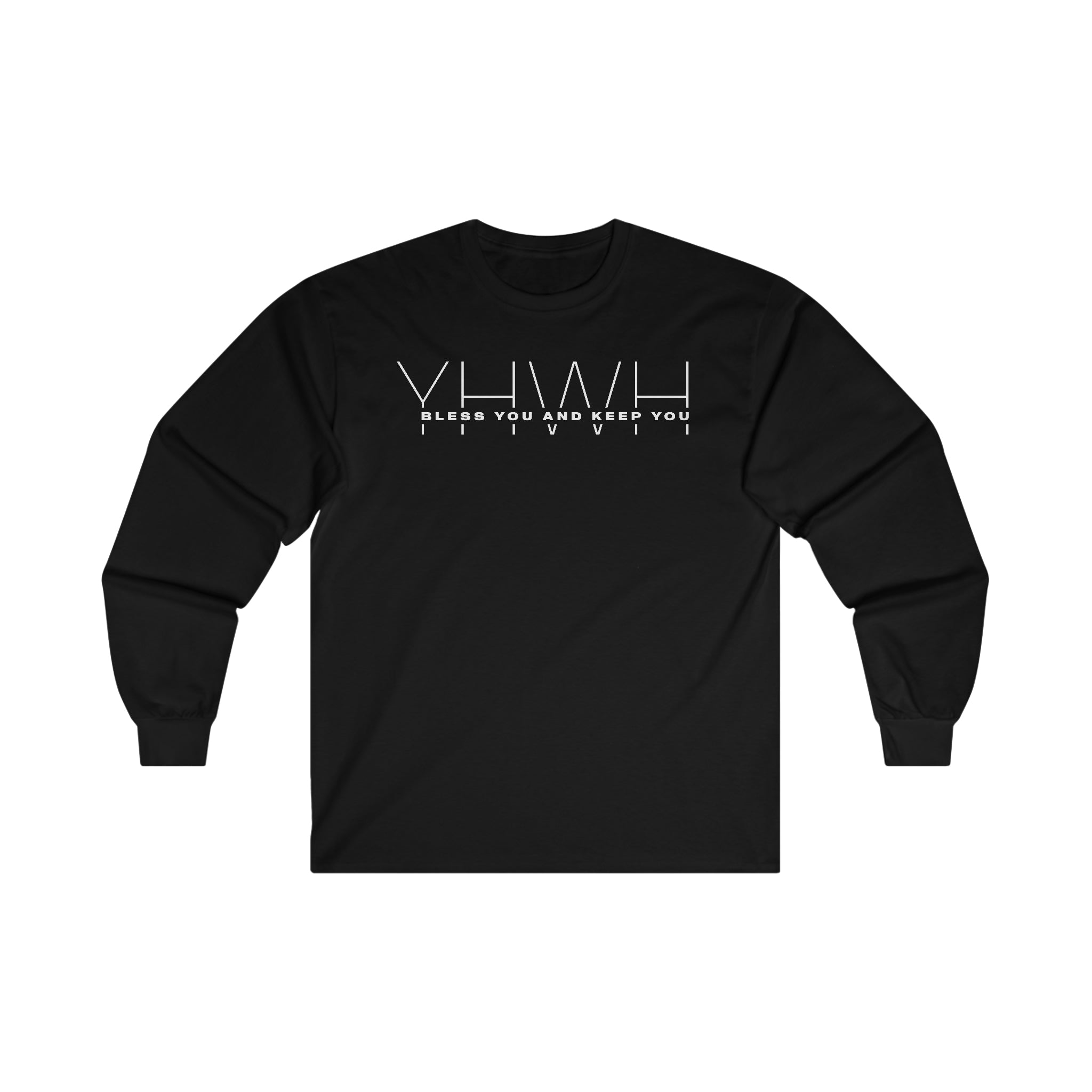 YHWH (Jehovah/Yahweh) Bless you and Keep You Christian Long Sleeve Shirt - Joe Camilo Designs