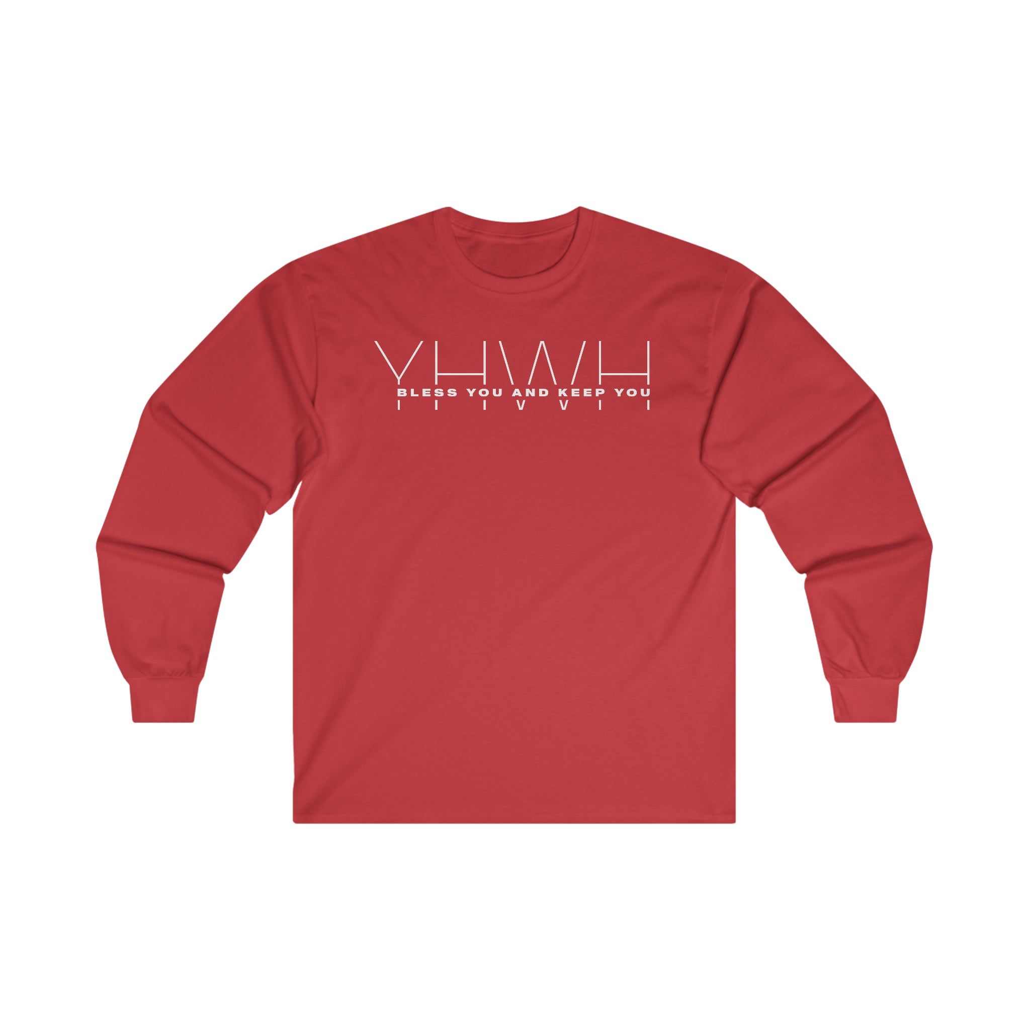 YHWH (Jehovah/Yahweh) Bless you and Keep You Christian Long Sleeve Shirt - Joe Camilo Designs