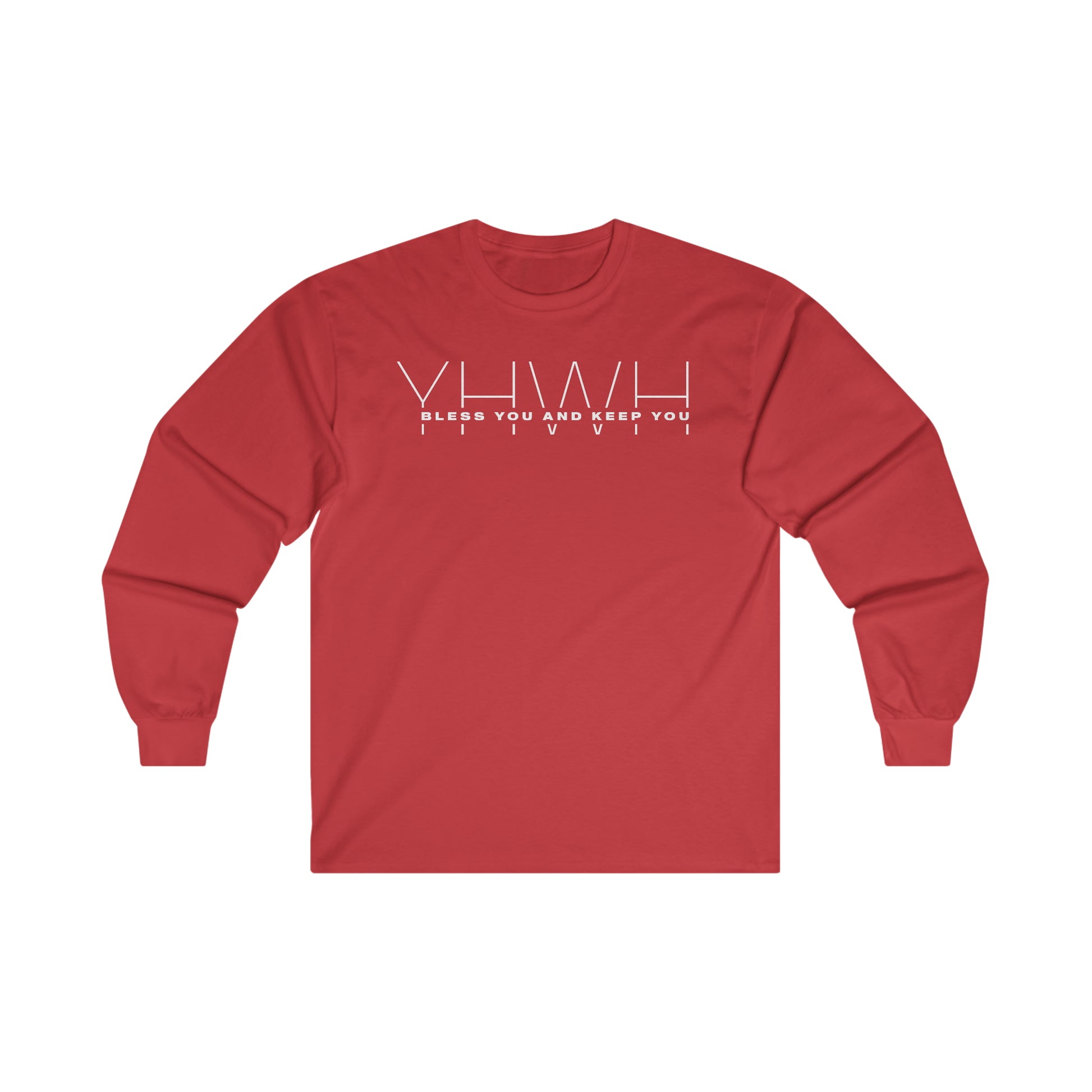 YHWH (Jehovah/Yahweh) Bless you and Keep You Christian Long Sleeve Shirt - Joe Camilo Designs