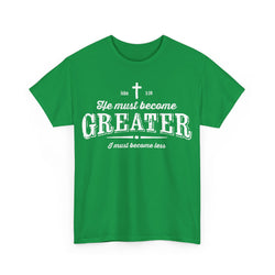 Image of He Must Become Greater Vintage Shirt