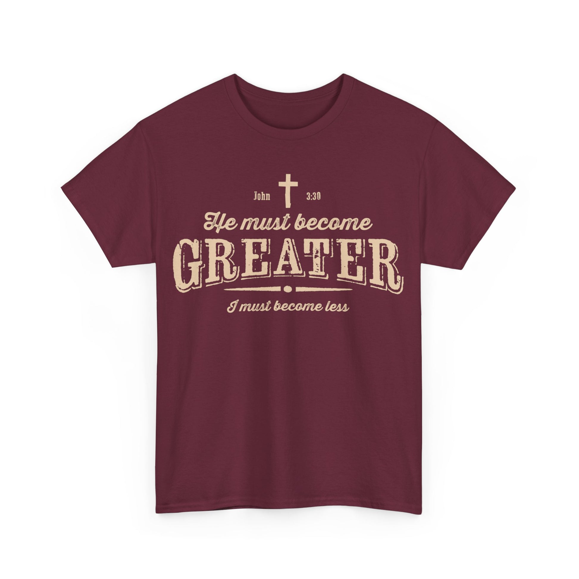 He Must Become Greater Vintage Shirt