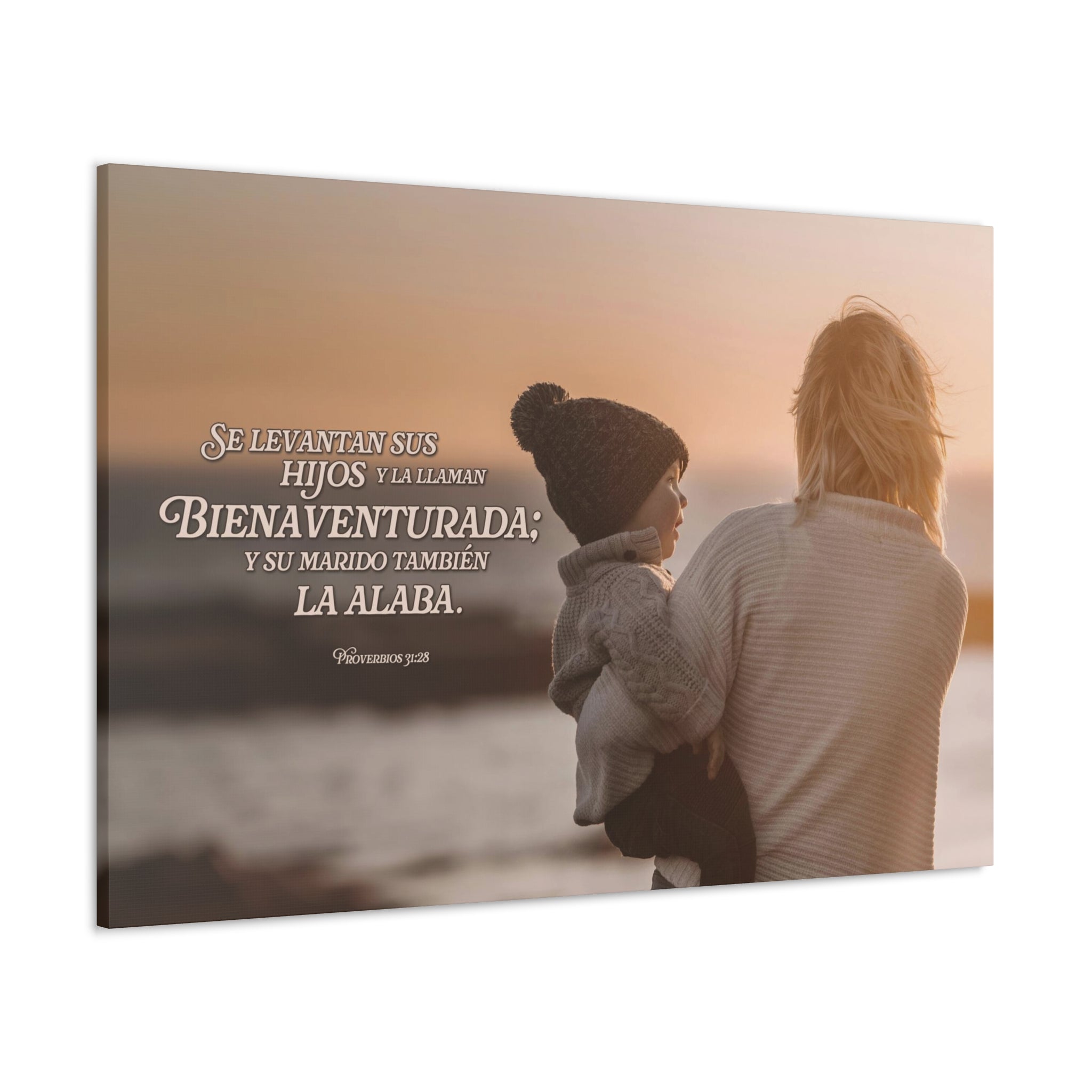 Bienaventurada - Prov. 31:28 Canvas