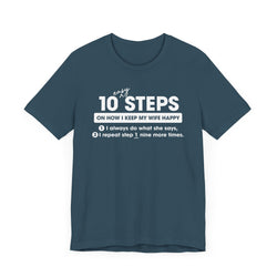 Image of 10 Steps (Happy Wife) Unisex T-Shirt