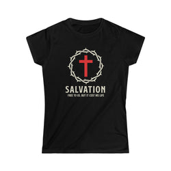 Image of Salvation Women Christian T-Shirt - Joe Camilo Designs