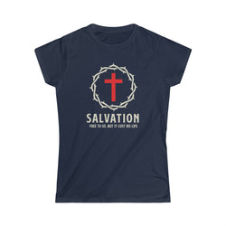 Image of Salvation Women Christian T-Shirt - Joe Camilo Designs