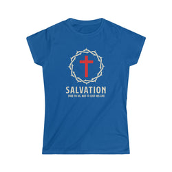 Image of Salvation Women Christian T-Shirt - Joe Camilo Designs