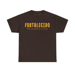 Image of Fortalecido por la Gracia de Dios Camisa Cristiana - Joe Camilo Designs