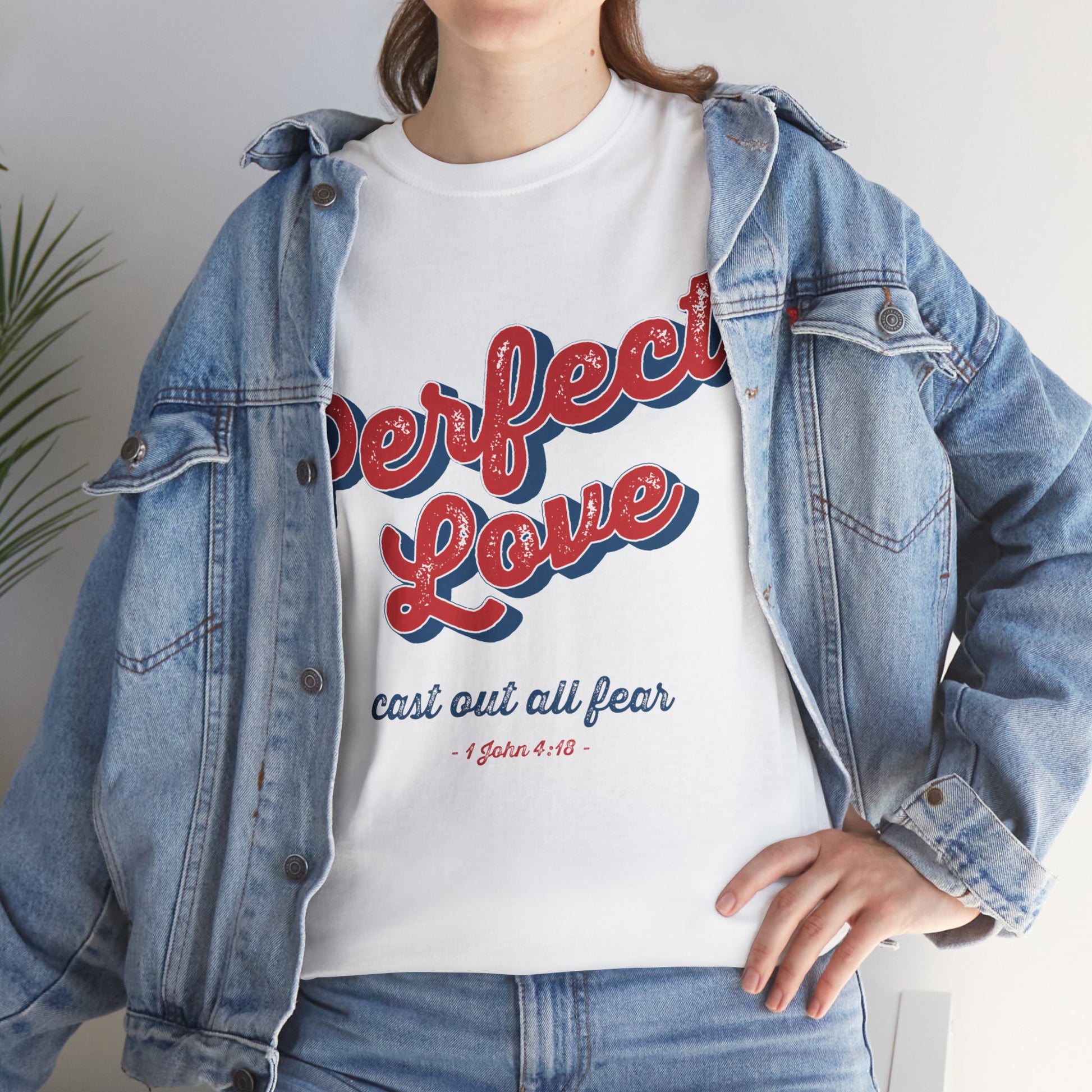 Perfect Love Shirt in Vintage Style Font