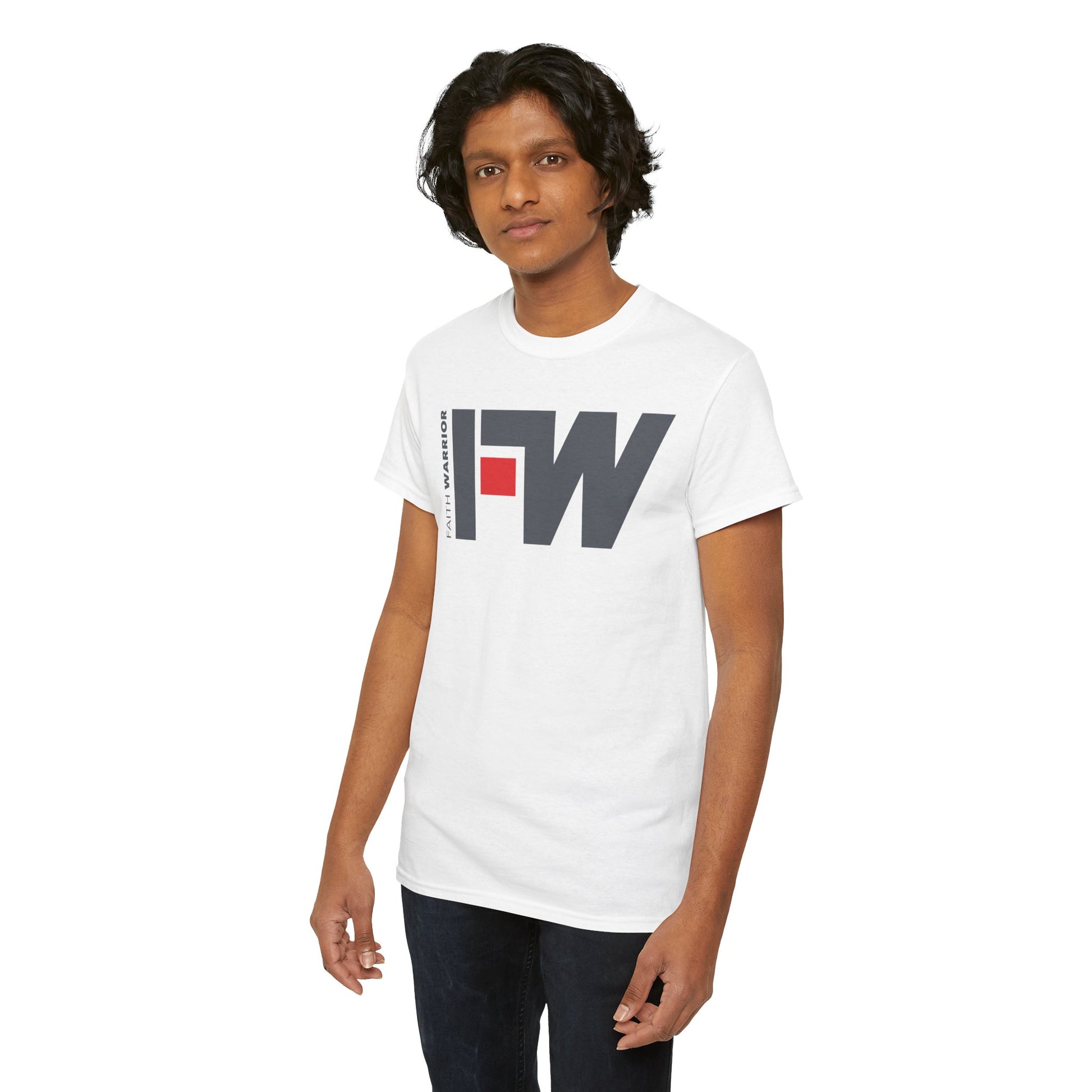 Faith Warrior Christian T-Shirt / with FN Initials