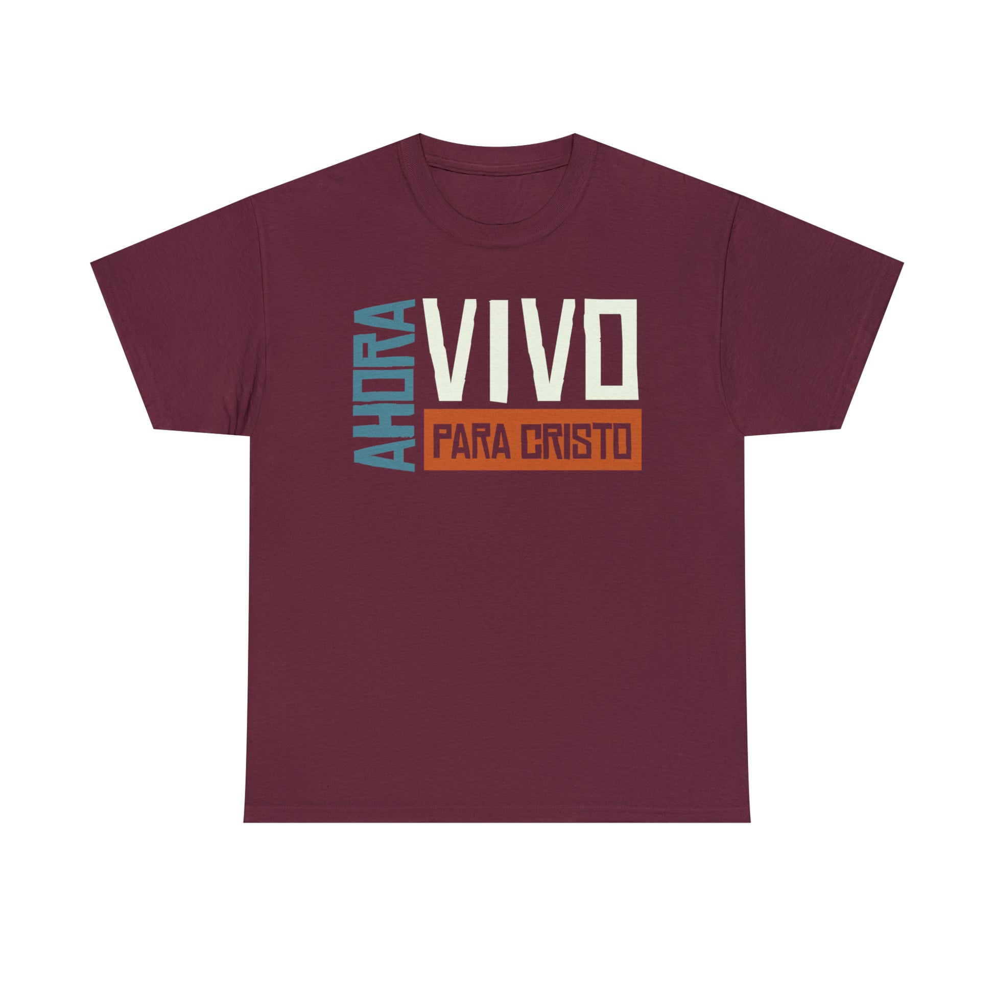 Ahora Vivo para Cristo Camisa Cristiana - Joe Camilo Designs