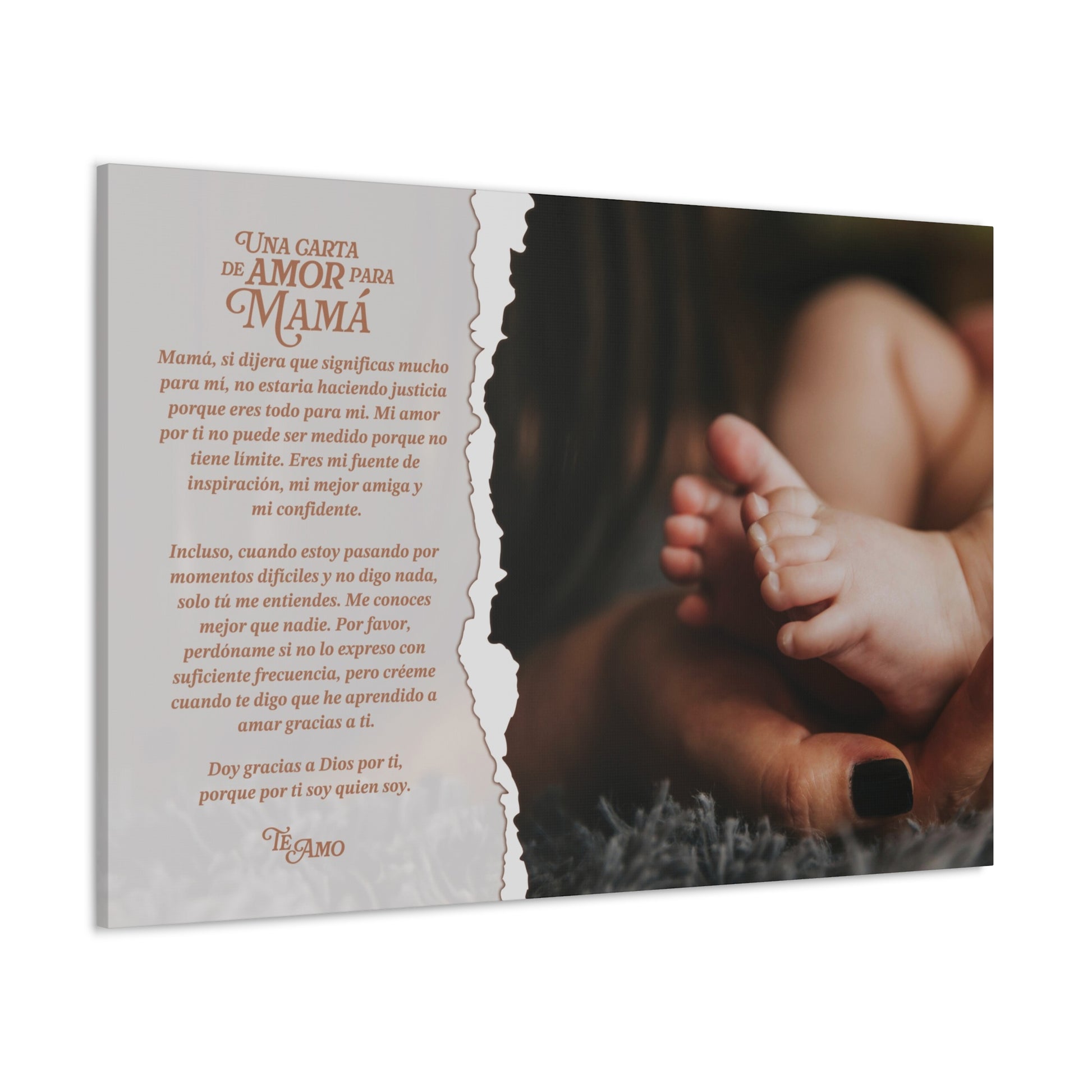 Carta de Amor para Mamá - Canvas