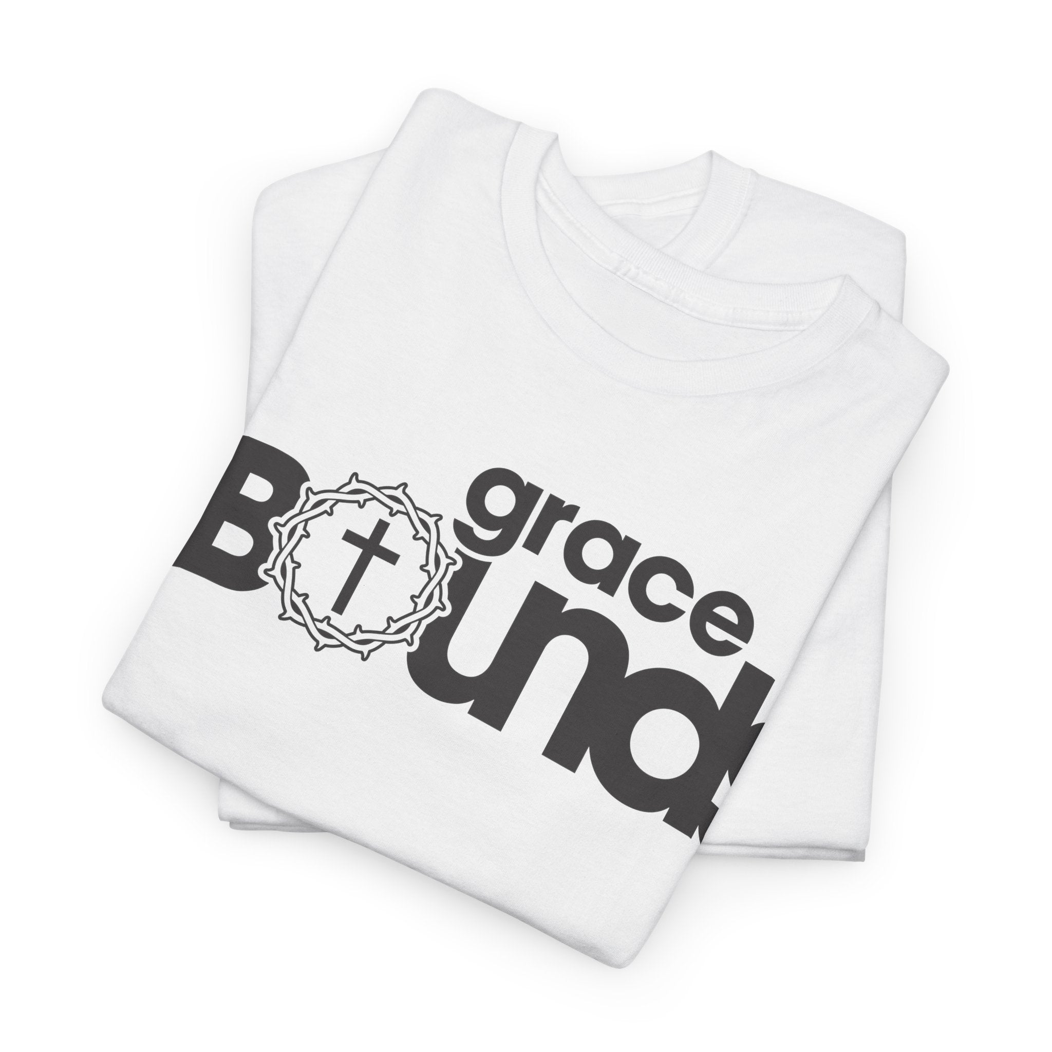 Grace Abounds Shirt with Crown of Thorns and Cross