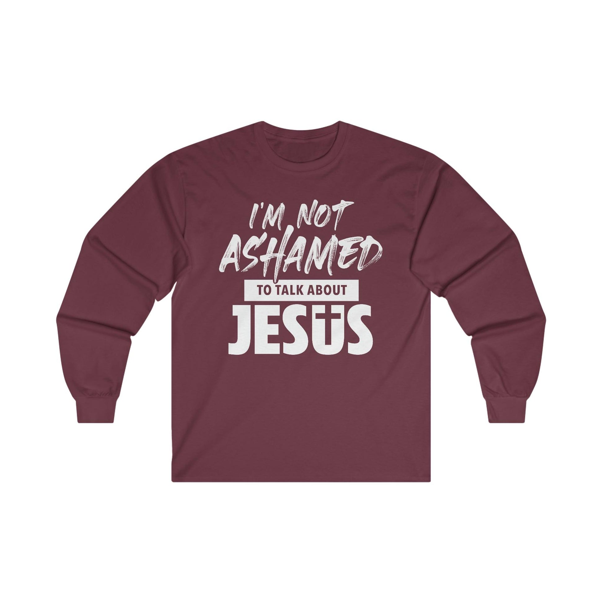 I am Not Ashamed to Talk About Jesus Christian T-Shirt - Joe Camilo Designs