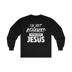 Image of I am Not Ashamed to Talk About Jesus Christian T-Shirt - Joe Camilo Designs