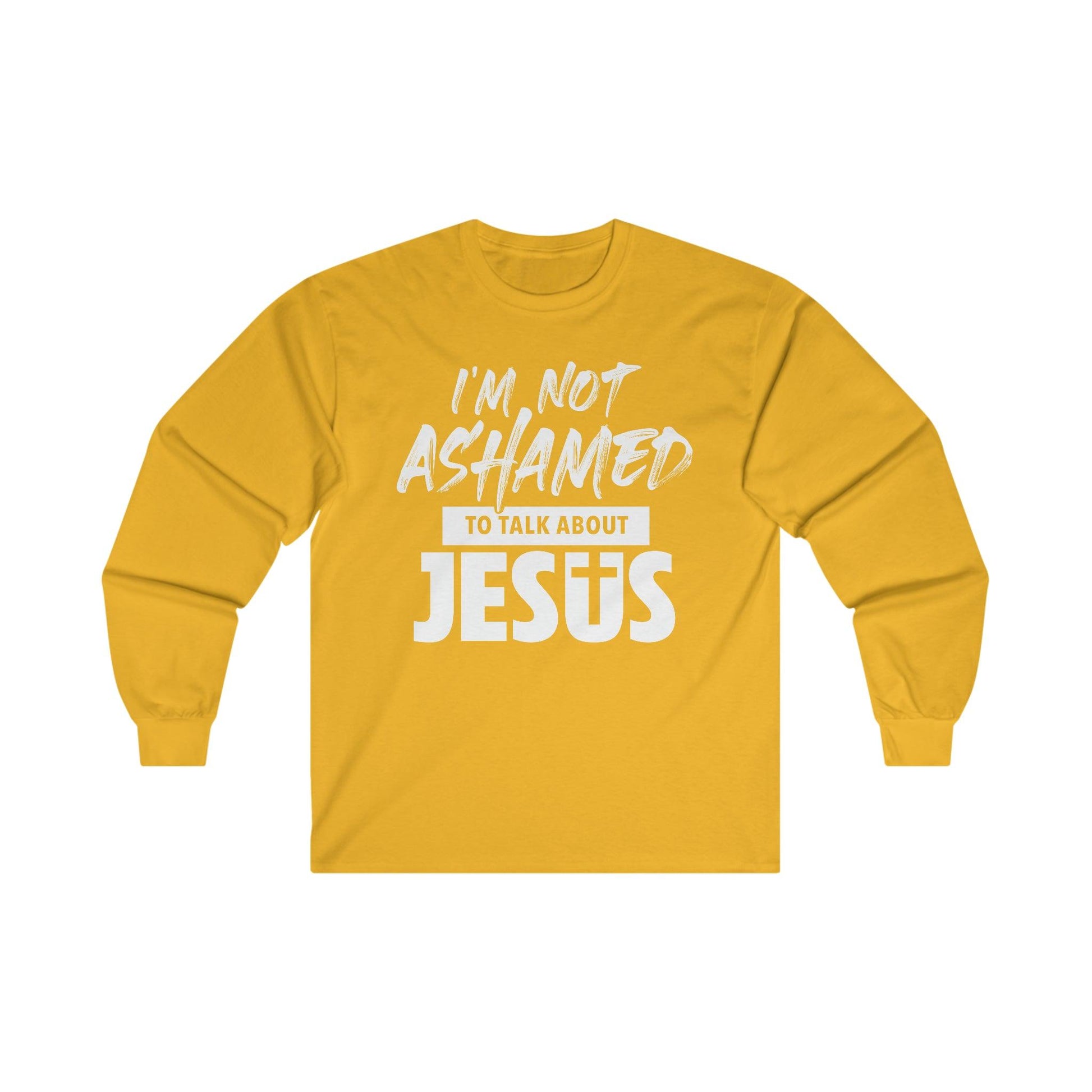 I am Not Ashamed to Talk About Jesus Christian T-Shirt - Joe Camilo Designs