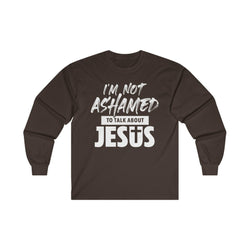 Image of I am Not Ashamed to Talk About Jesus Christian T-Shirt - Joe Camilo Designs