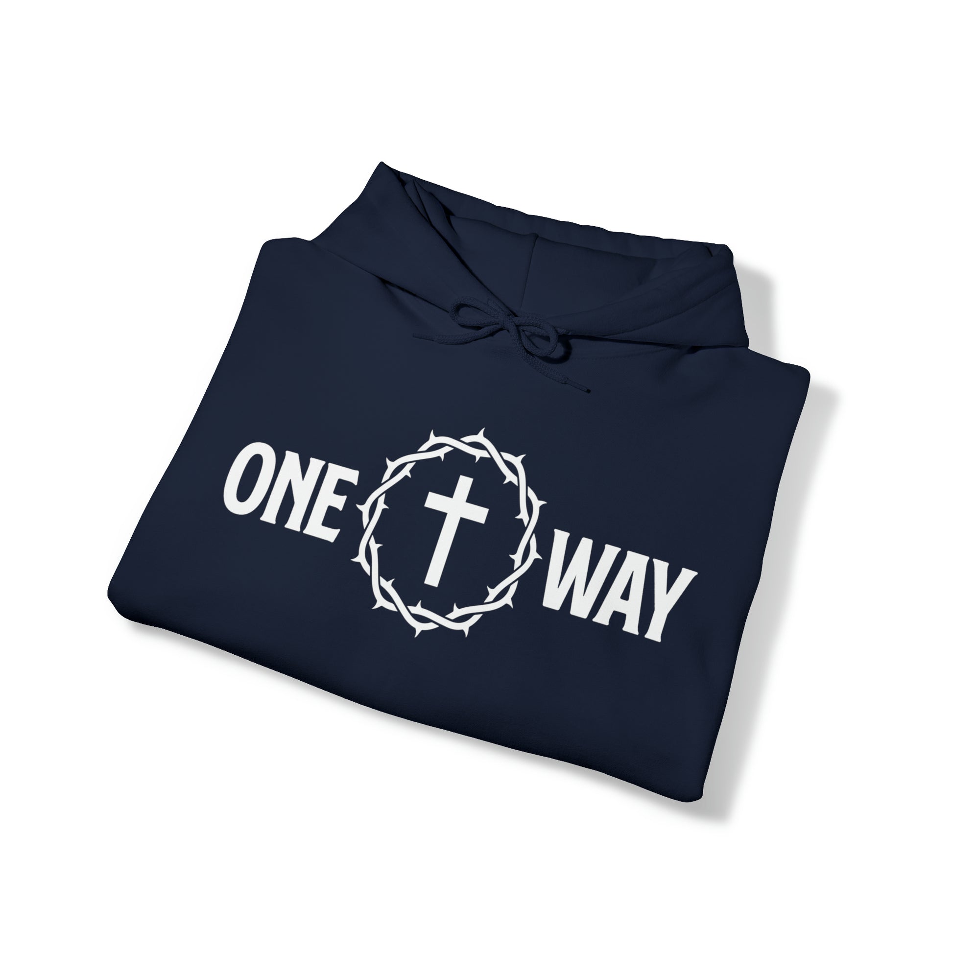 One Way Christian Hoodie with Crown and Cross - Joe Camilo Designs