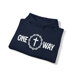 Image of One Way Christian Hoodie with Crown and Cross - Joe Camilo Designs