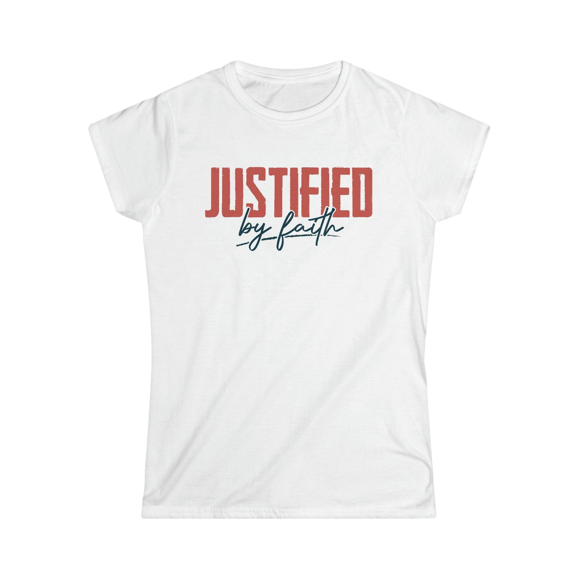 Justified by Faith Christian Women Shirt - Joe Camilo Designs