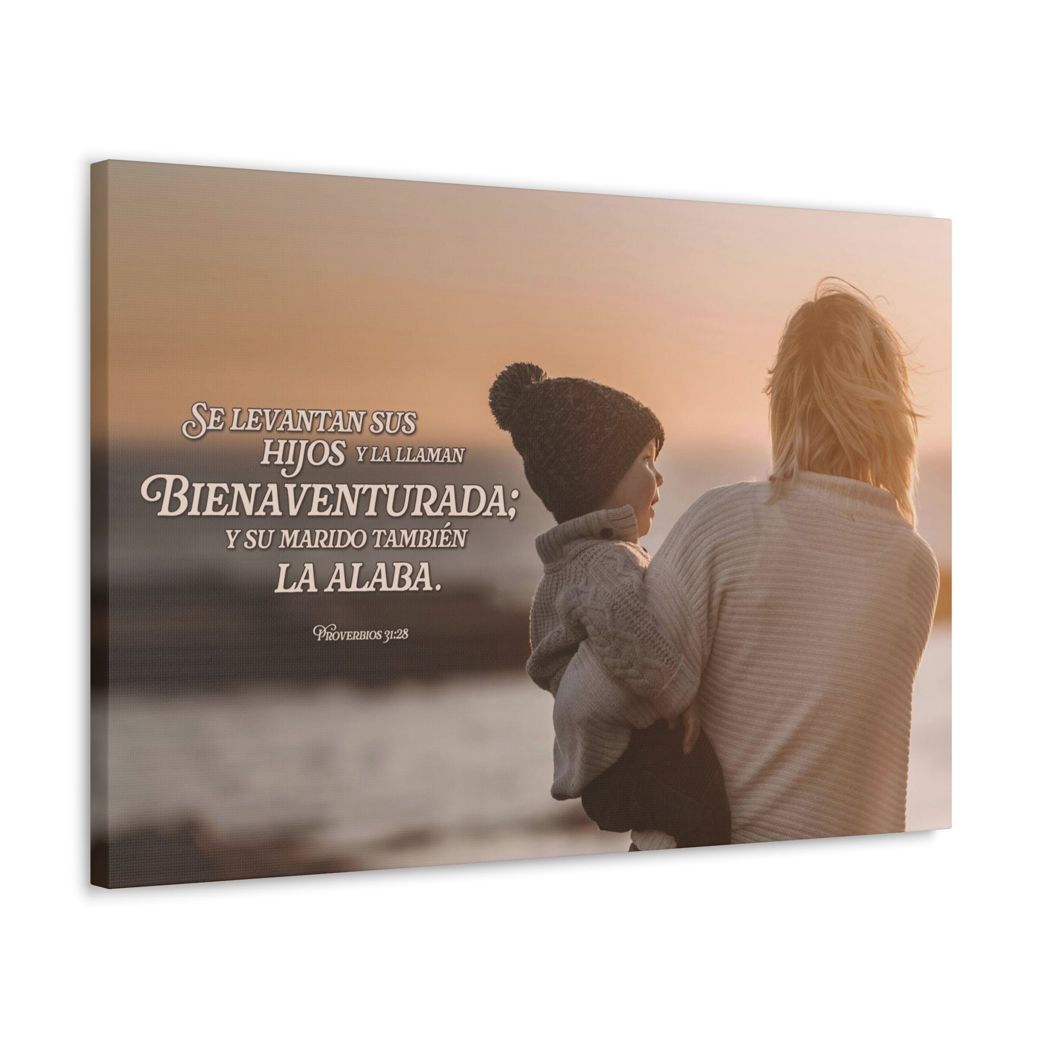 Bienaventurada - Prov. 31:28 Canvas