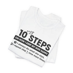 Image of 10 Steps (Happy Wife) Unisex T-Shirt