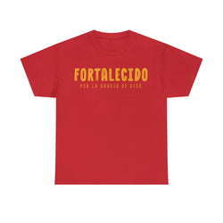 Image of Fortalecido por la Gracia de Dios Camisa Cristiana - Joe Camilo Designs