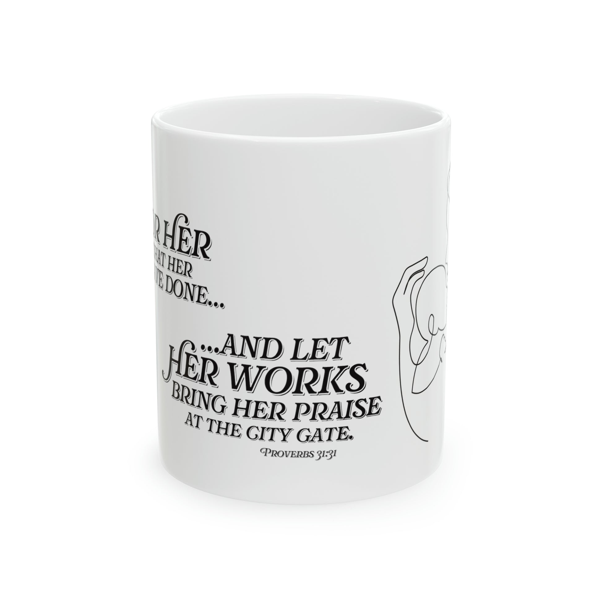 "Honor Her" Ceramic Mug, 11oz