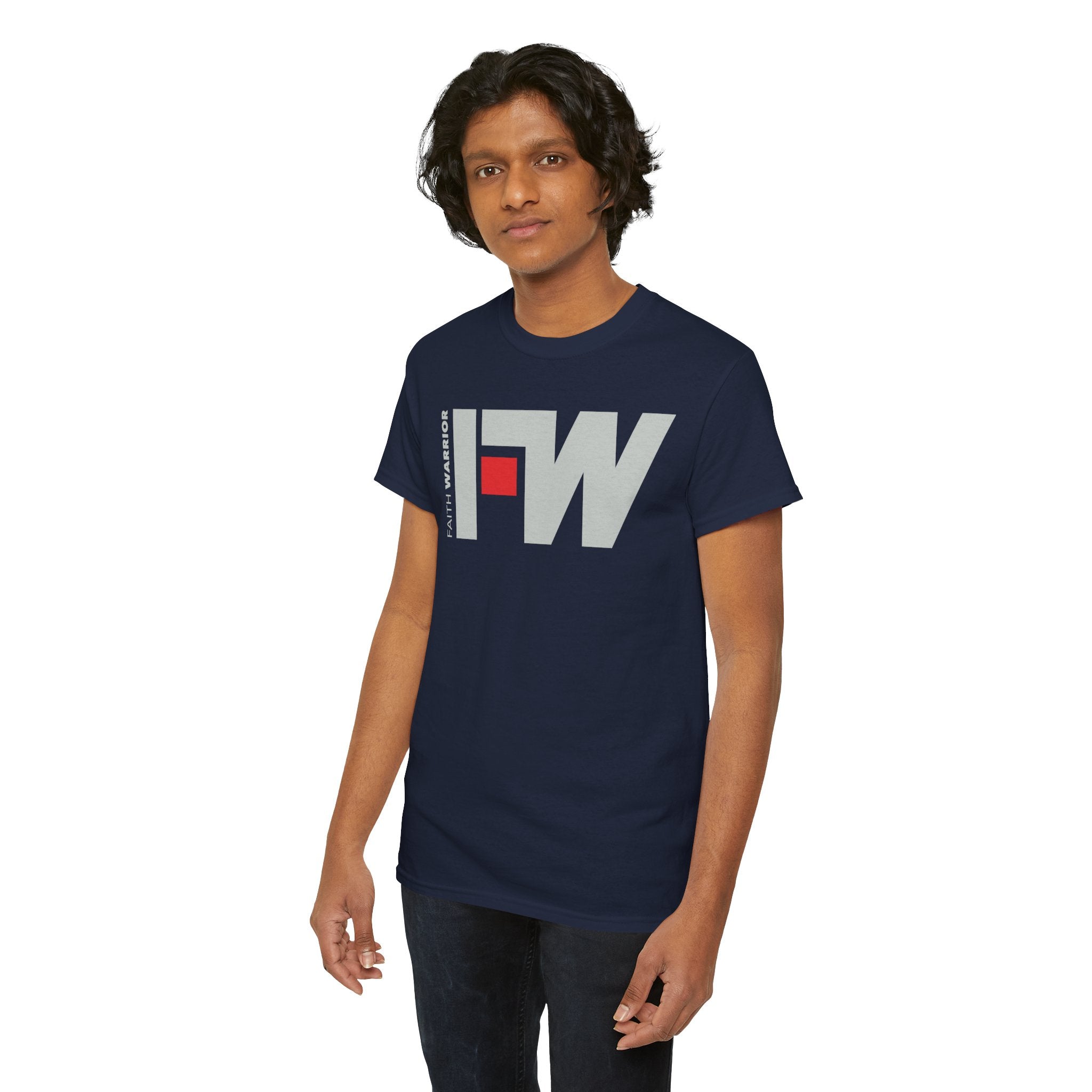 Faith Warrior Christian T-Shirt / with FN Initials