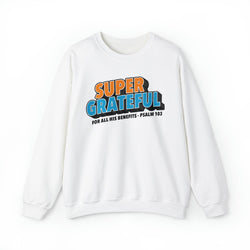 Image of Super Grateful Christian Sweatshirt - Psalms 103 - Joe Camilo Designs