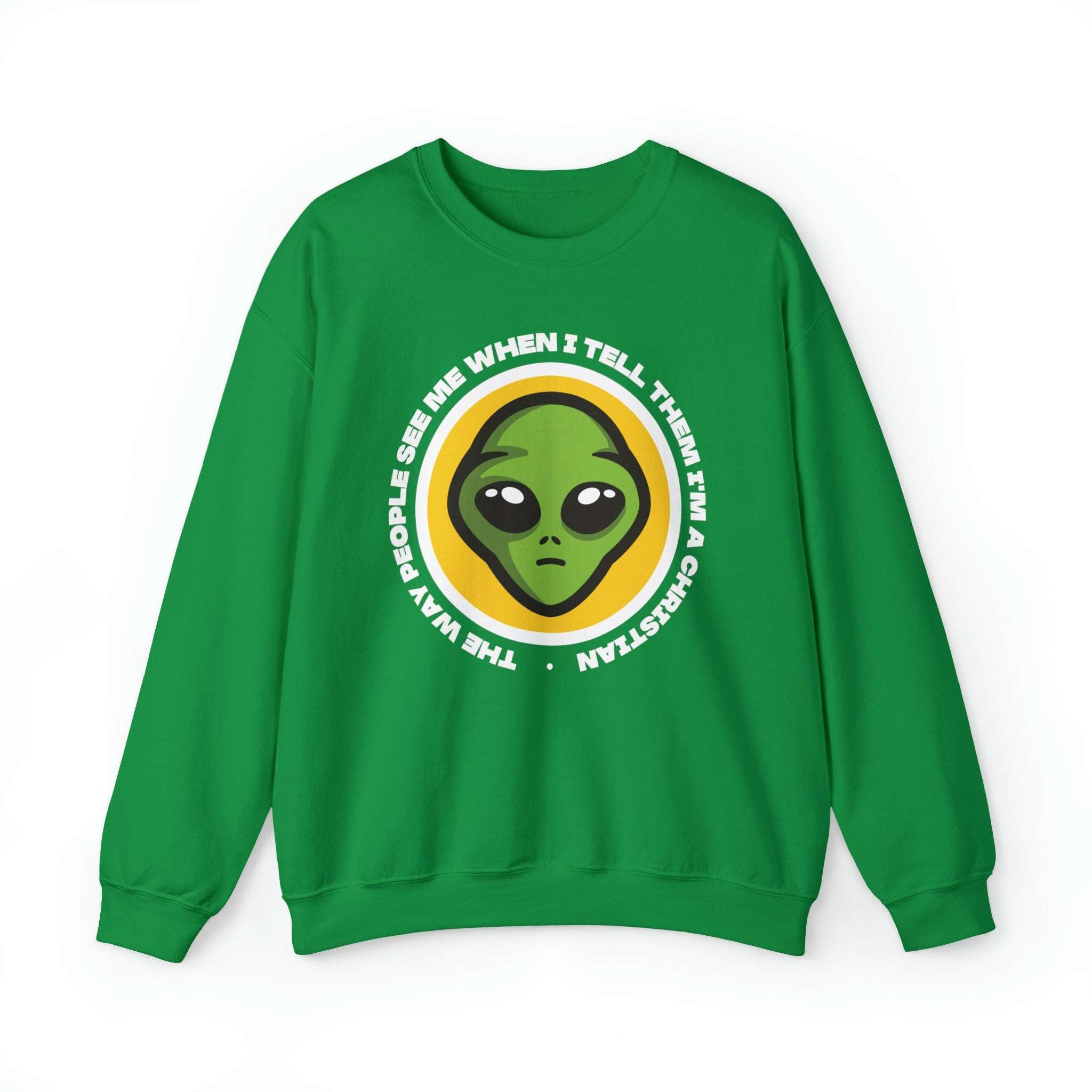 Alien Design Christian Sweatshirt (The Way People See Me). - Joe Camilo Designs