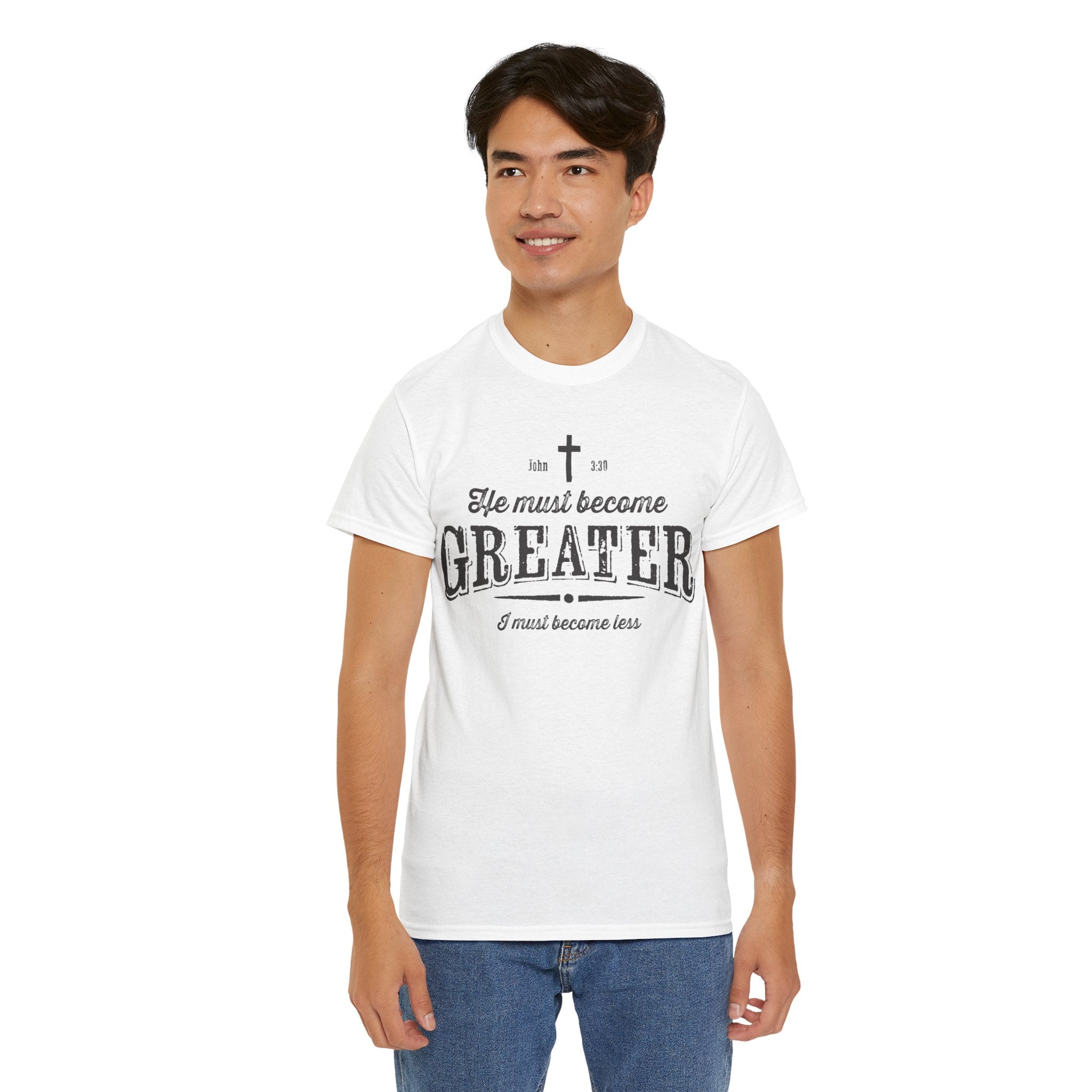 He Must Become Greater Vintage Shirt