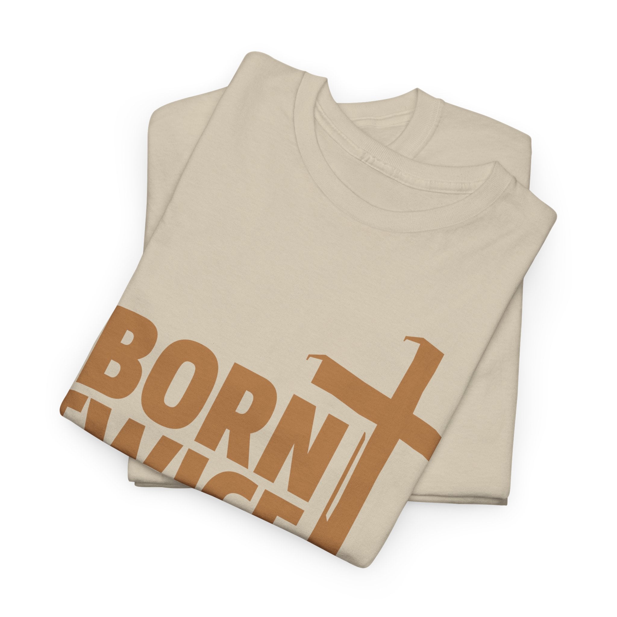 Born Twice Christian T-Shirt with Cross