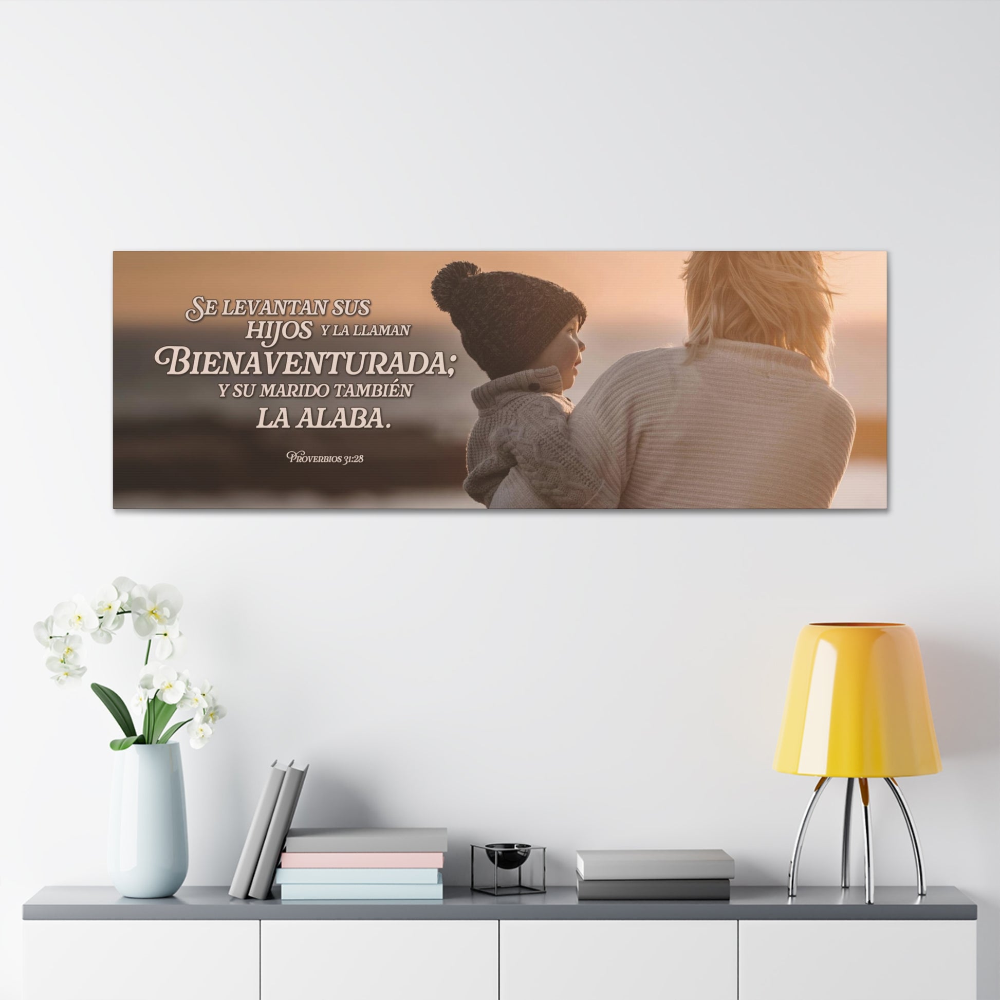 Bienaventurada - Prov. 31:28 Canvas