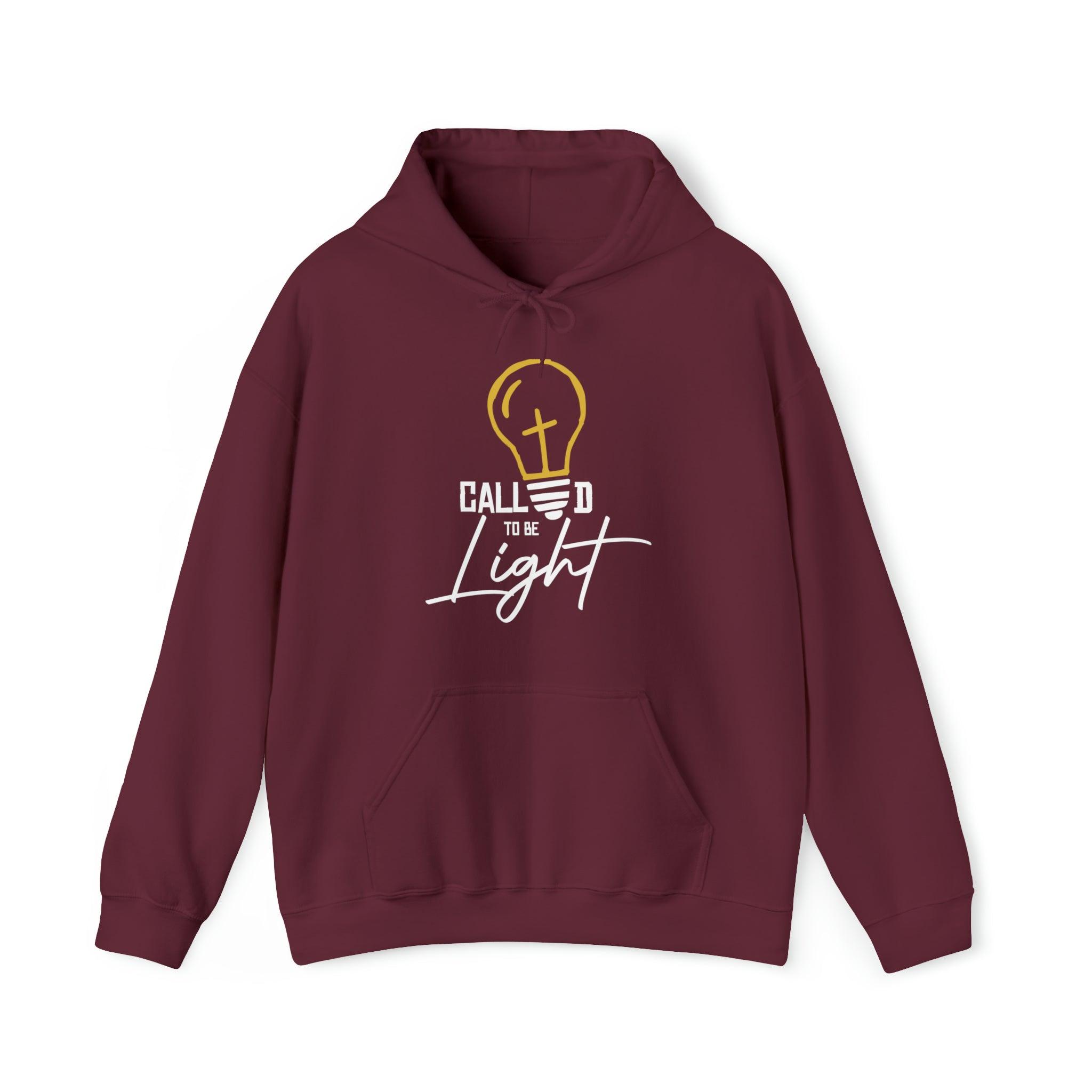 Called to be Light Christian Hoodie with Light Bulb - Joe Camilo Designs