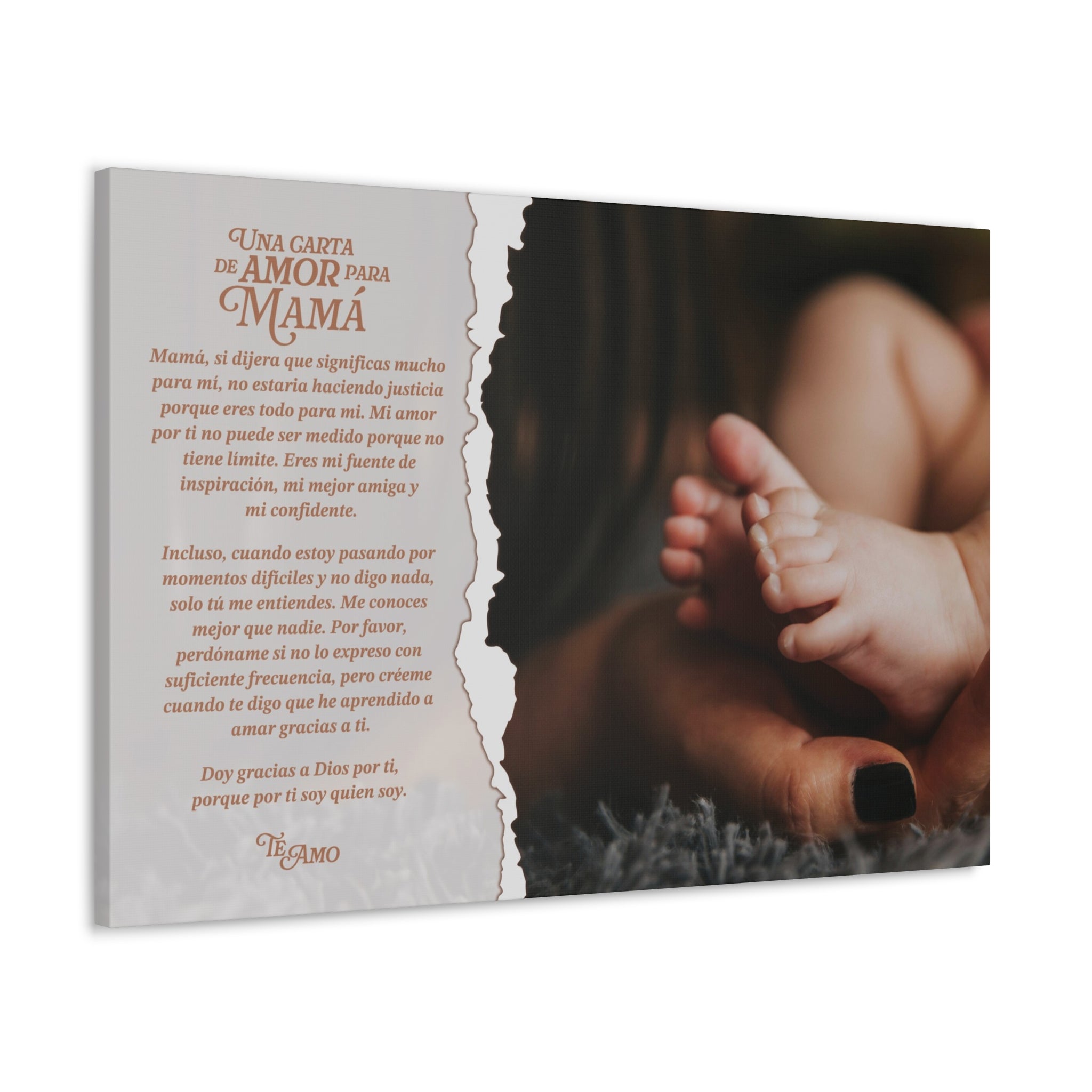 Carta de Amor para Mamá - Canvas