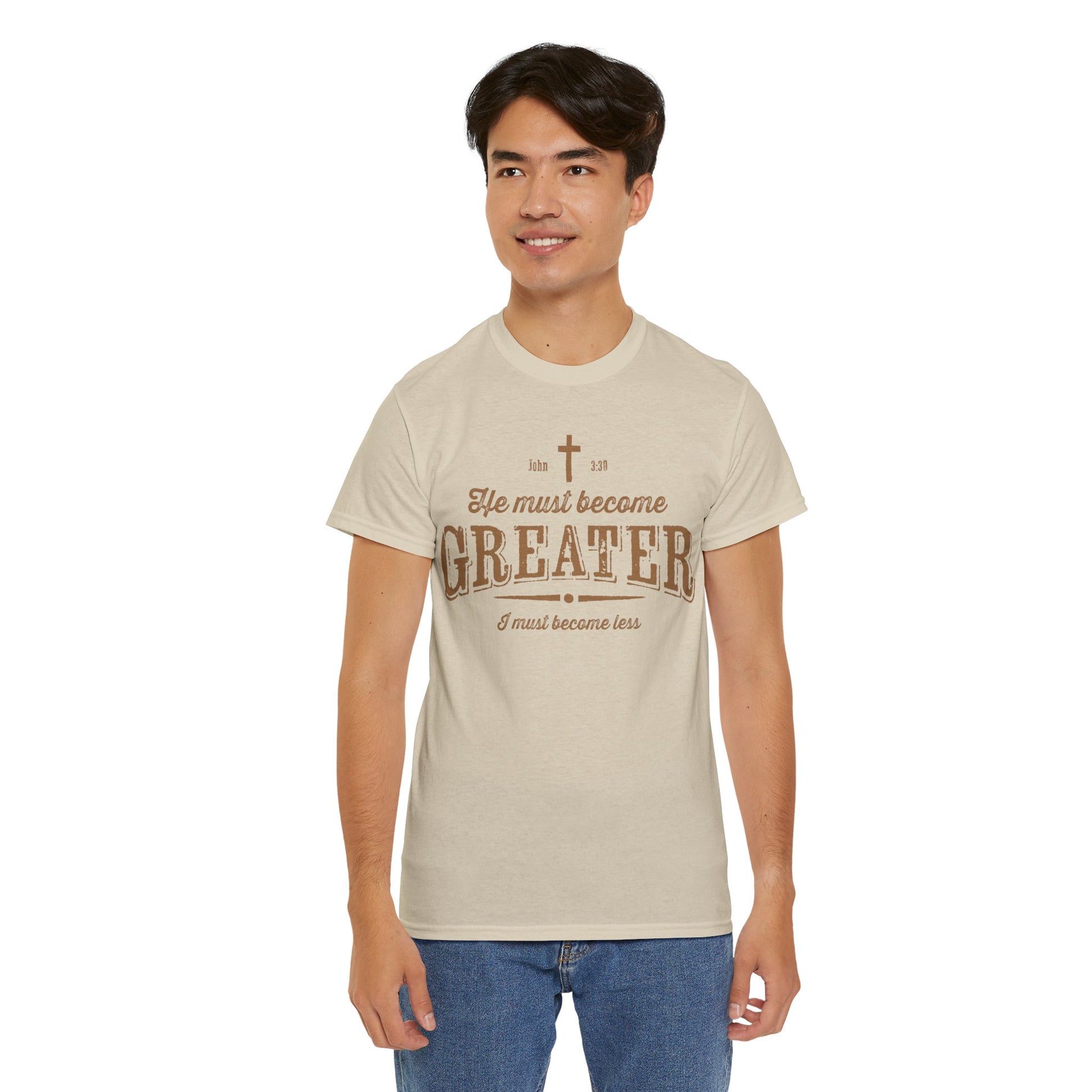 He Must Become Greater Vintage Shirt