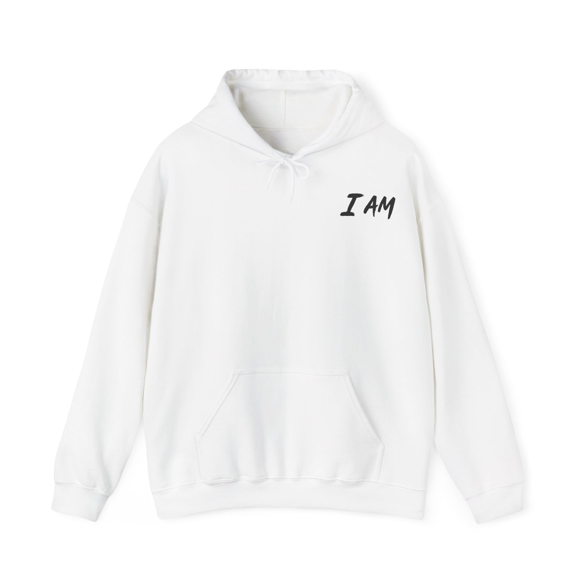 I am Redeemed by the Blood of the Lamb Round Design Hoodie.