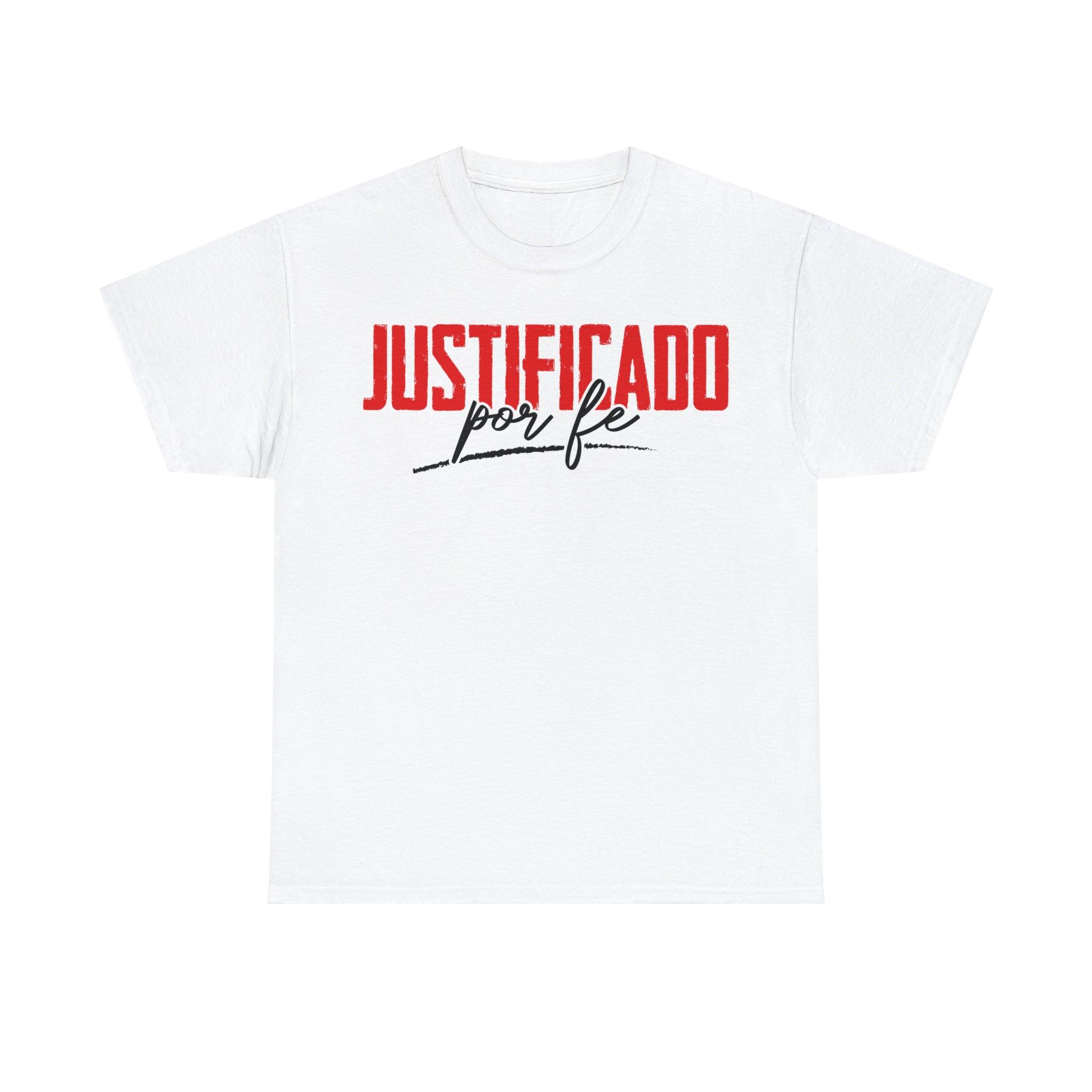 Justificado por Fe Camisa Cristiana - Joe Camilo Designs