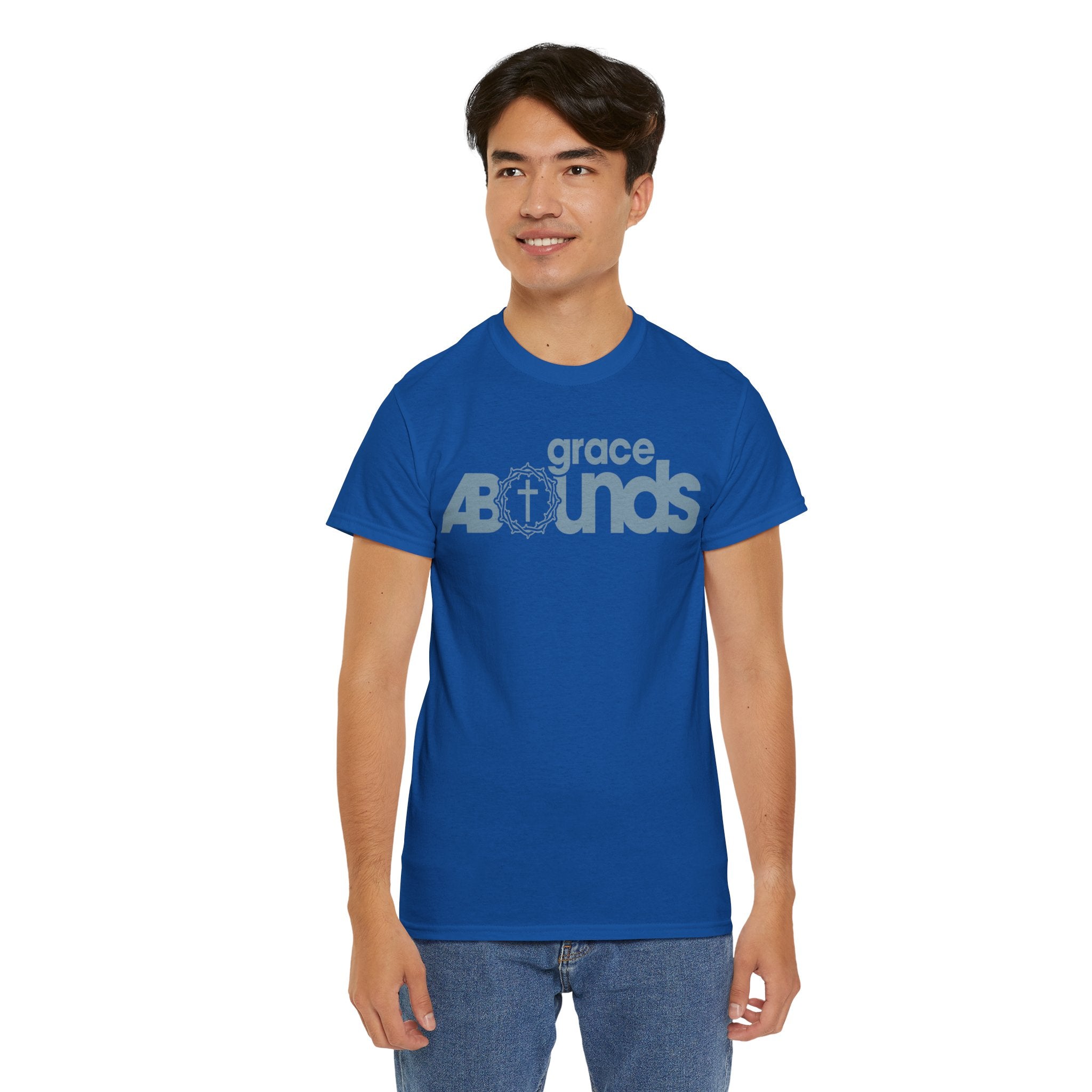 Grace Abounds Shirt with Crown of Thorns and Cross