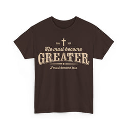 Image of He Must Become Greater Vintage Shirt