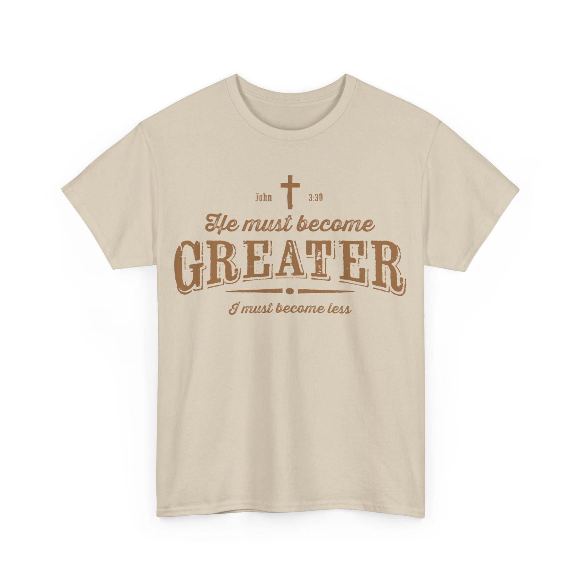 He Must Become Greater Vintage Shirt