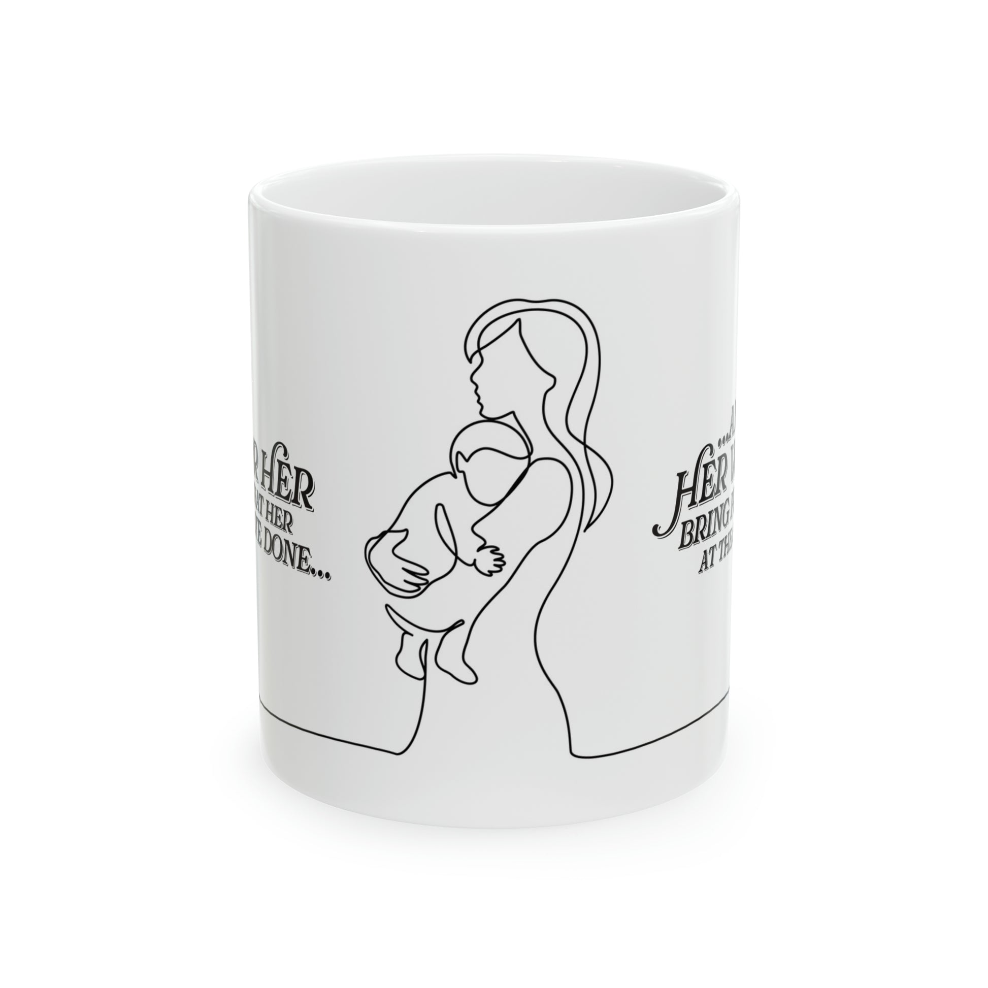 "Honor Her" Ceramic Mug, 11oz