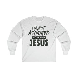 Image of I am Not Ashamed to Talk About Jesus Christian T-Shirt - Joe Camilo Designs