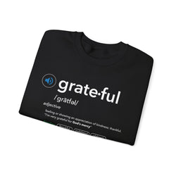 Image of Grateful Definition/Search Result Sweatshirt