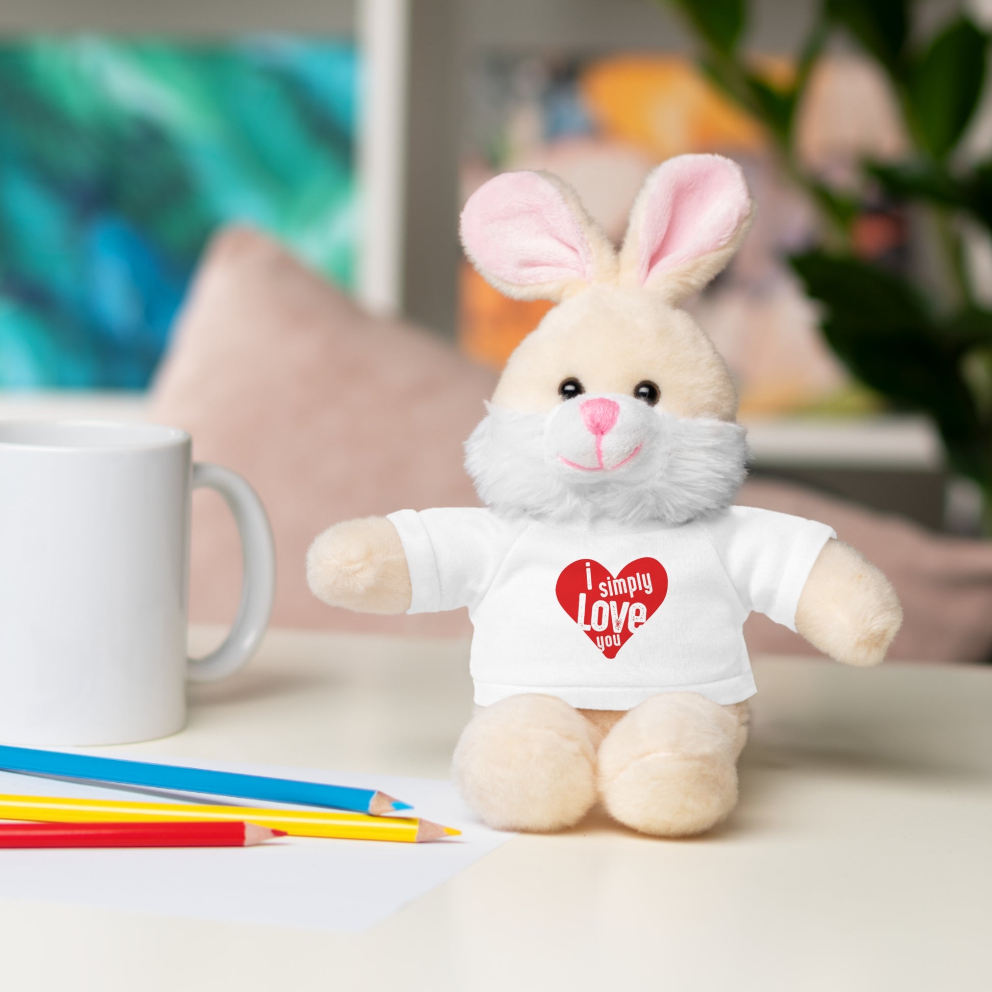 "I Simply Love You" Stuffed Animals with Tee